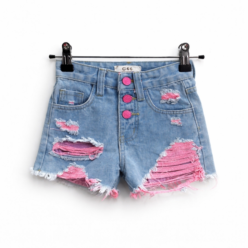 meisjes denim short