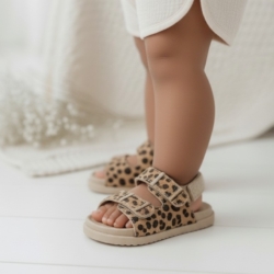 meisjes sandalen baby panterprint meisjes sandalen baby panterprint