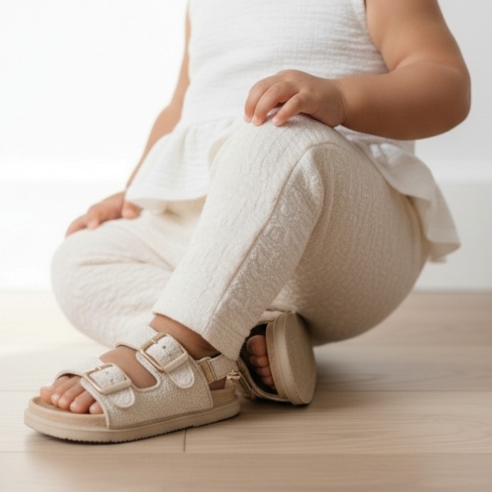 meisjes sandalen beige baby