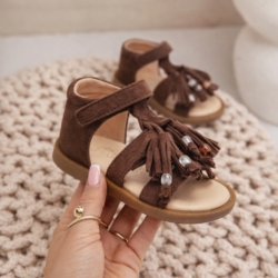 meisjes sandalen bruin