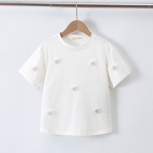 meisjes t shirt wit strass meisjes t shirt wit strass