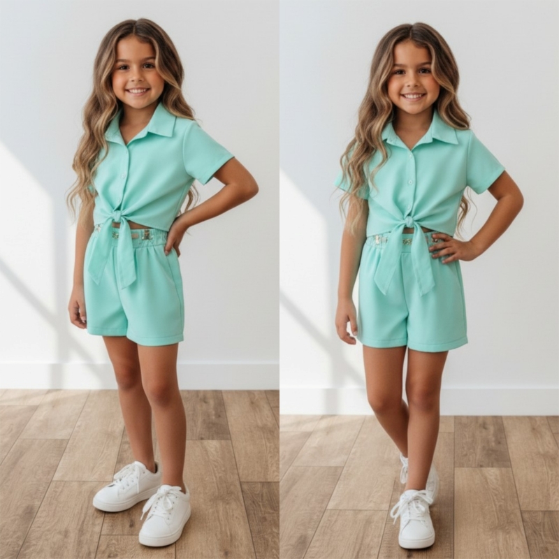 meisjes zomerset mintgroen