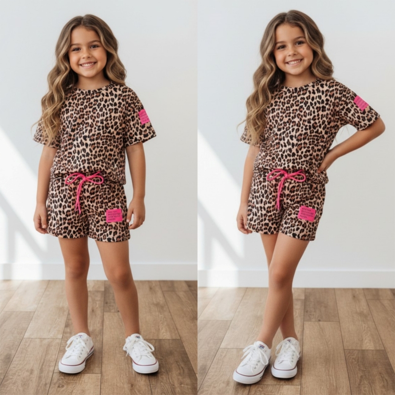 meisjes zomerset panterprint