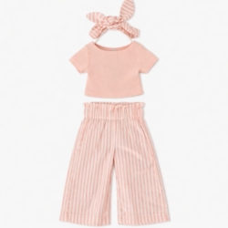 meisjes zomerset roze met strepen