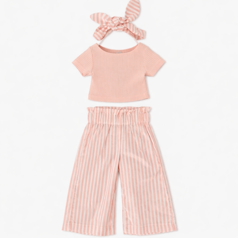 meisjes zomerset roze met strepen