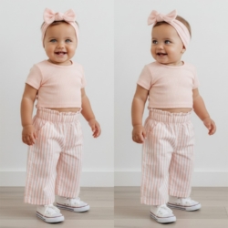 meisjes zomerset roze strepen