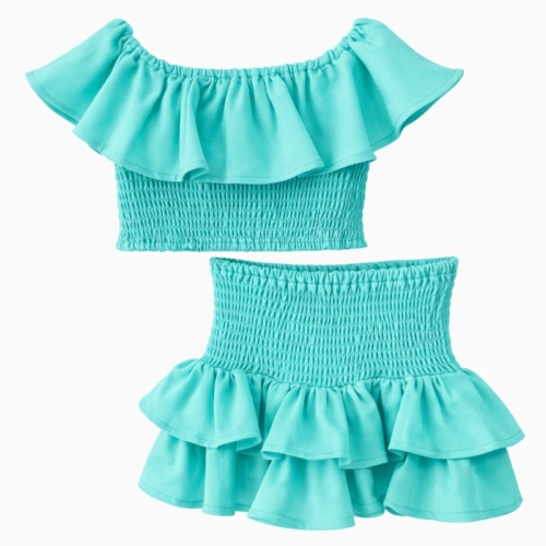 zomerset meisje top en rok