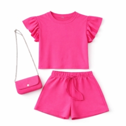 zomerset roze meisje met tasje zomerset roze meisje met tasje