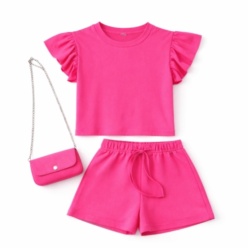 zomerset roze meisje met tasje