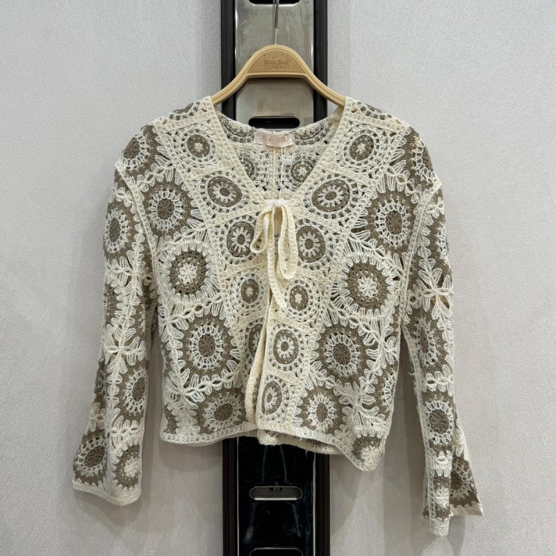 gehaakt vest meisjes beige creme gehaakt vest meisjes beige creme