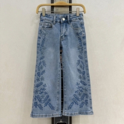 jeans met strass en bloemen meisjes jeans met strass en bloemen meisjes