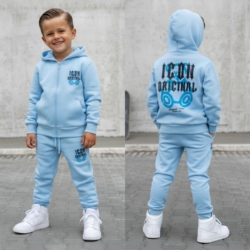 jongens joggingset lichtblauw icon