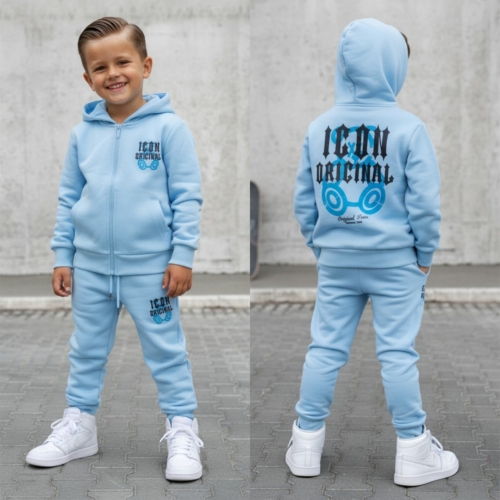jongens joggingset lichtblauw icon