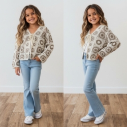 meisjes gehaakt vest beige creme boho zomer vest meisjes gehaakt vest beige creme boho zomer vest