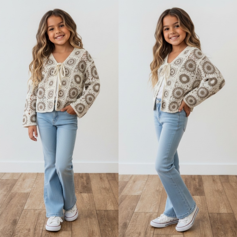 meisjes gehaakt vest beige creme boho zomer vest meisjes gehaakt vest beige creme boho zomer vest