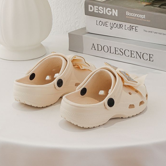 meisjes sandalen beige glitterstrik