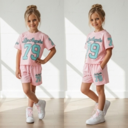 meisjes zomerset baseball roze