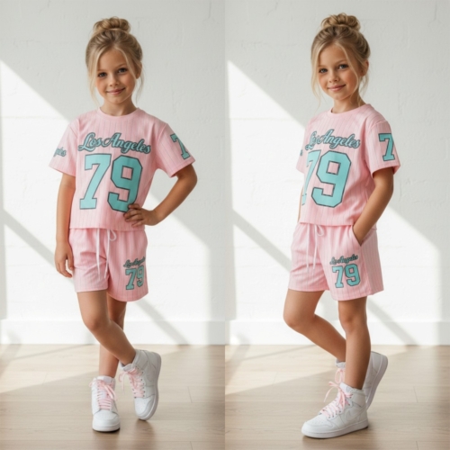 meisjes zomerset baseball roze