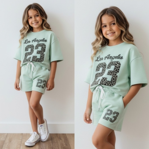 meisjes zomerset mint los angeles 23 crop top short meisjes zomerset mint los angeles 23 crop top short