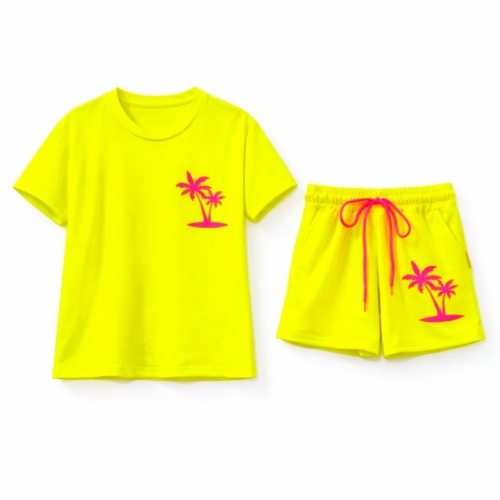 zomerset meisjes neon geel vakantie
