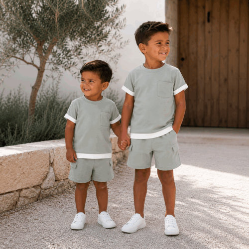 jongens zomerset dusty green