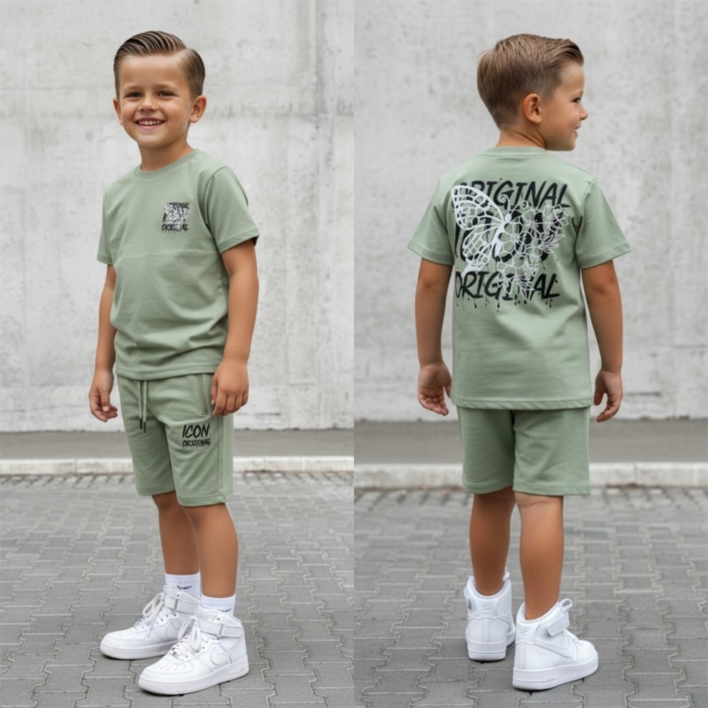 jongens zomerset groen Icon vlinder