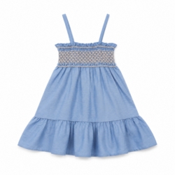 zomerjurkje blauw