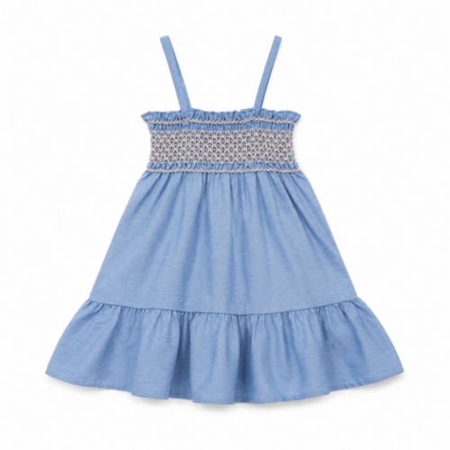 zomerjurkje blauw