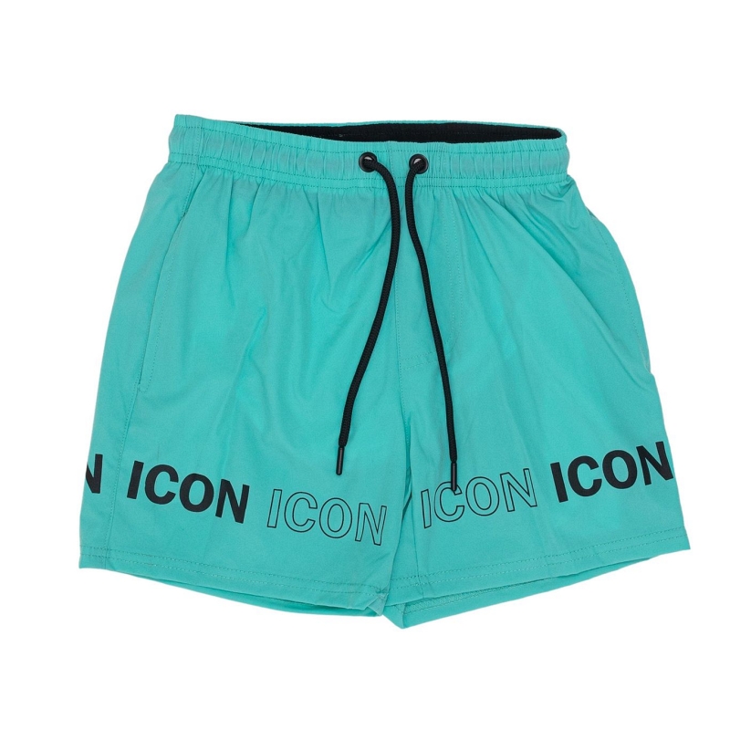 zwemshort jongens icon blauw big loho