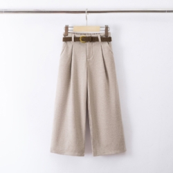 meisjes pantalon beige