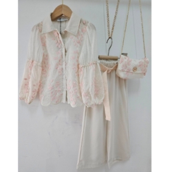 meisjes set beige 3 delig meisjes set beige 3 delig