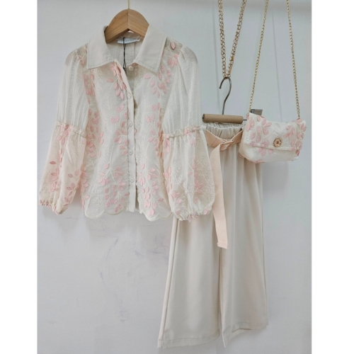 meisjes set beige 3 delig meisjes set beige 3 delig