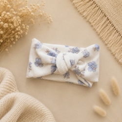 baby knoophaarband vergeet mij niet bloemen baby knoophaarband vergeet mij niet bloemen