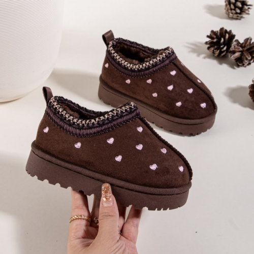 bruine teddy sloffen meisjes