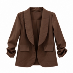 bruine meisjes blazer