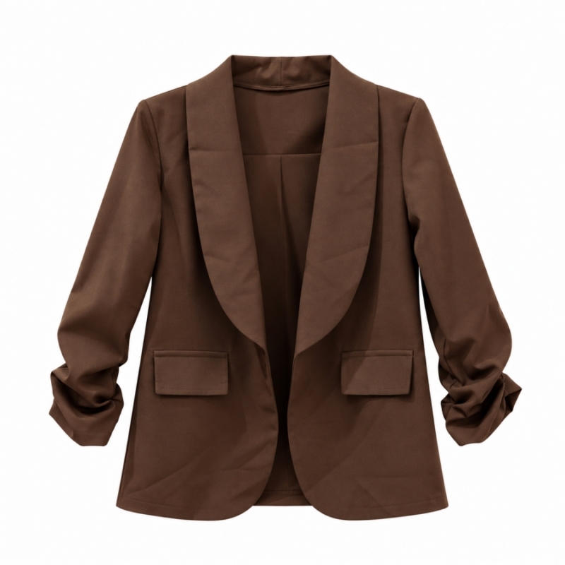 bruine meisjes blazer