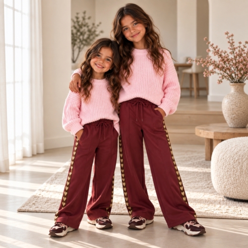 joggers met hartjes meisje