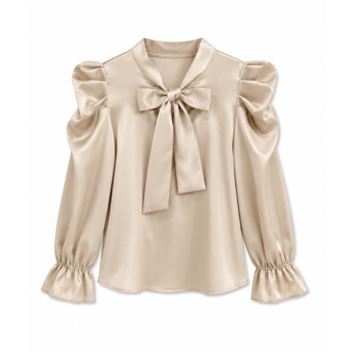 meisjes blouse beige