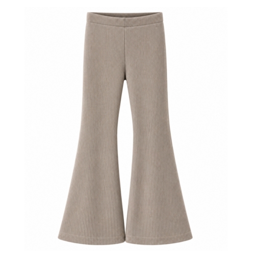 meisjes flared broek greige