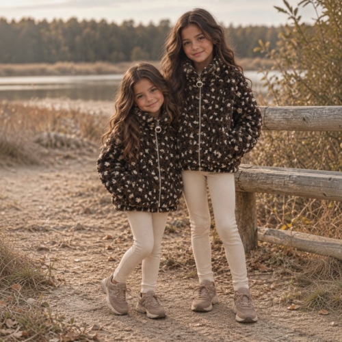teddy jas bruin leopard meisjes