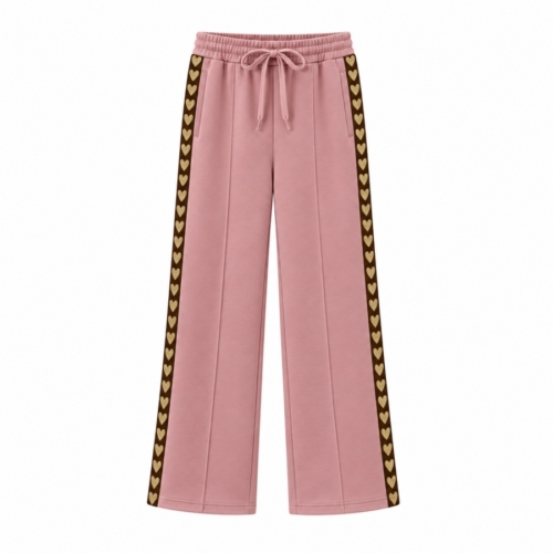 meisjes jogger roze met hartjes